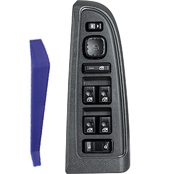 Driver Side Master Power Window Switch&Bezel for 03-06 GMC Sierra Yukon 15883319