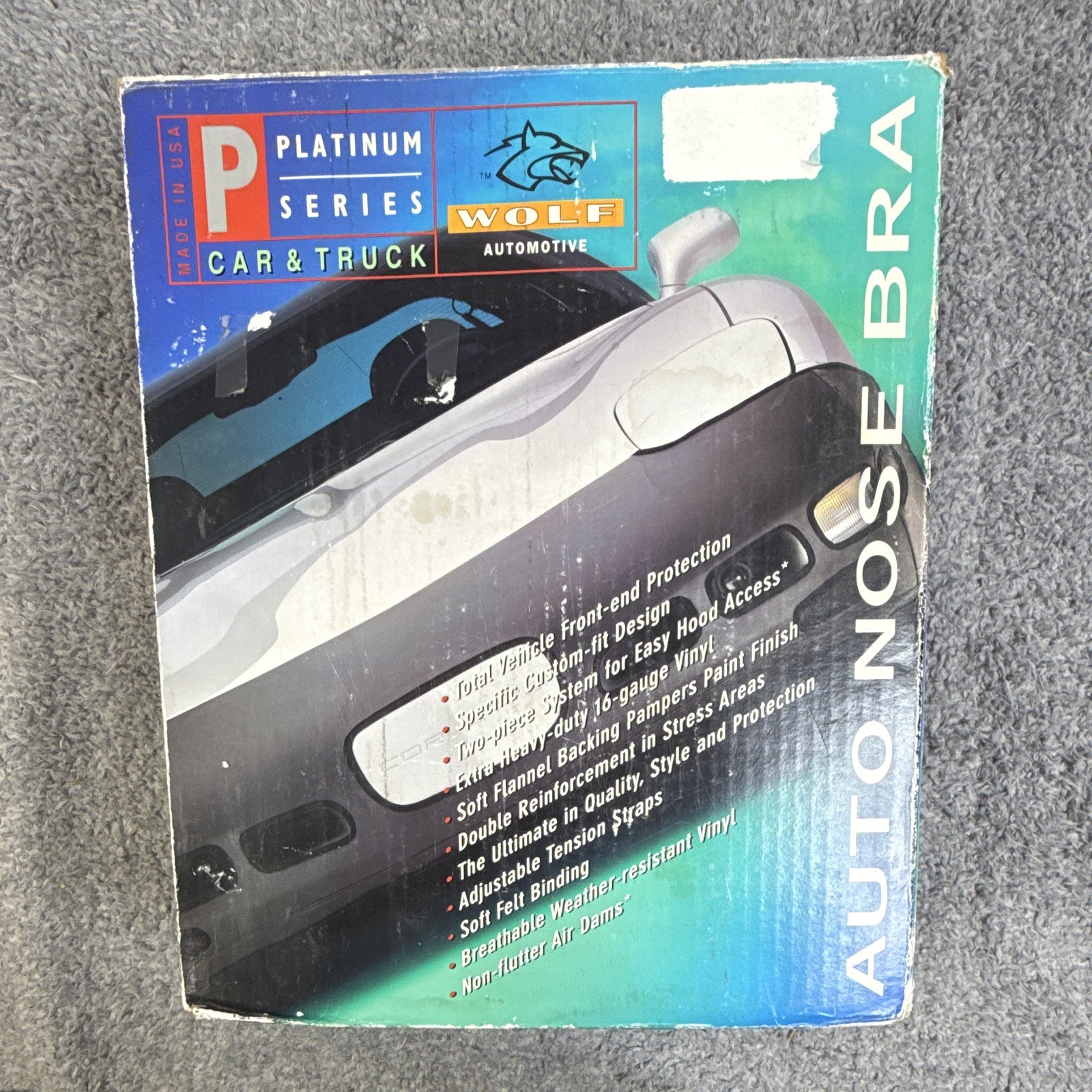 NOS Wolf Platinum Series Car Front Mask Bra 482-13060 Fit 1995-1999 Chevy Lumina NOS Wolf Platinum Series Car Front Mask Bra 482-13060 Fit 1995-1999 Chevy Lumina