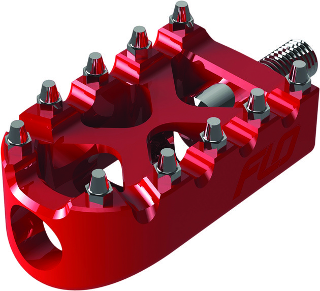 FLO Moto Style Shifter/Brake Peg Red FPEG-802R Harley Davidson