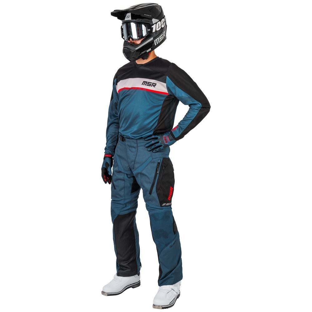 MSR Legend Offroad Motocross Jersey & Pants Combo Steel Blue X-Large, 34\ MSR Legend Offroad Motocross Jersey & Pants Combo Steel Blue X-Large, 34\