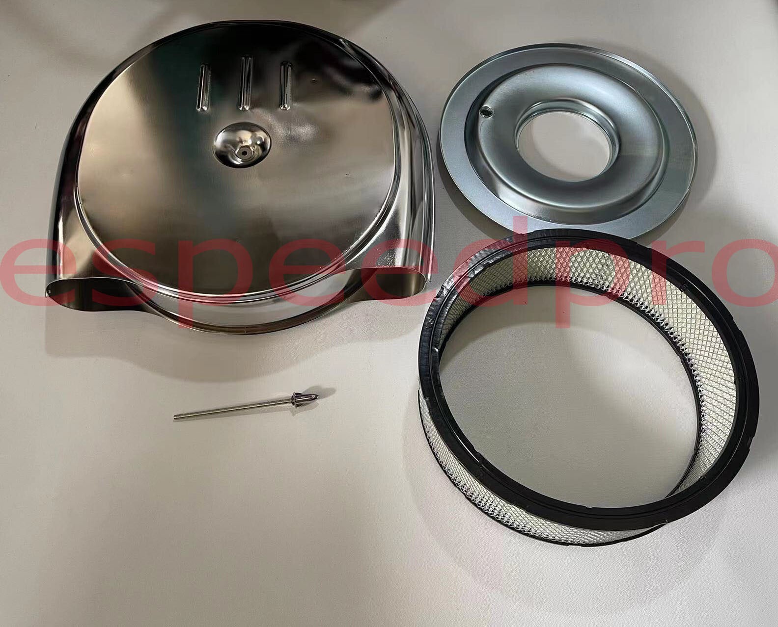 For 1951-1956 Cadillac Oldsmobile Retro Style Air Cleaner Chrome Steel Hot Rod