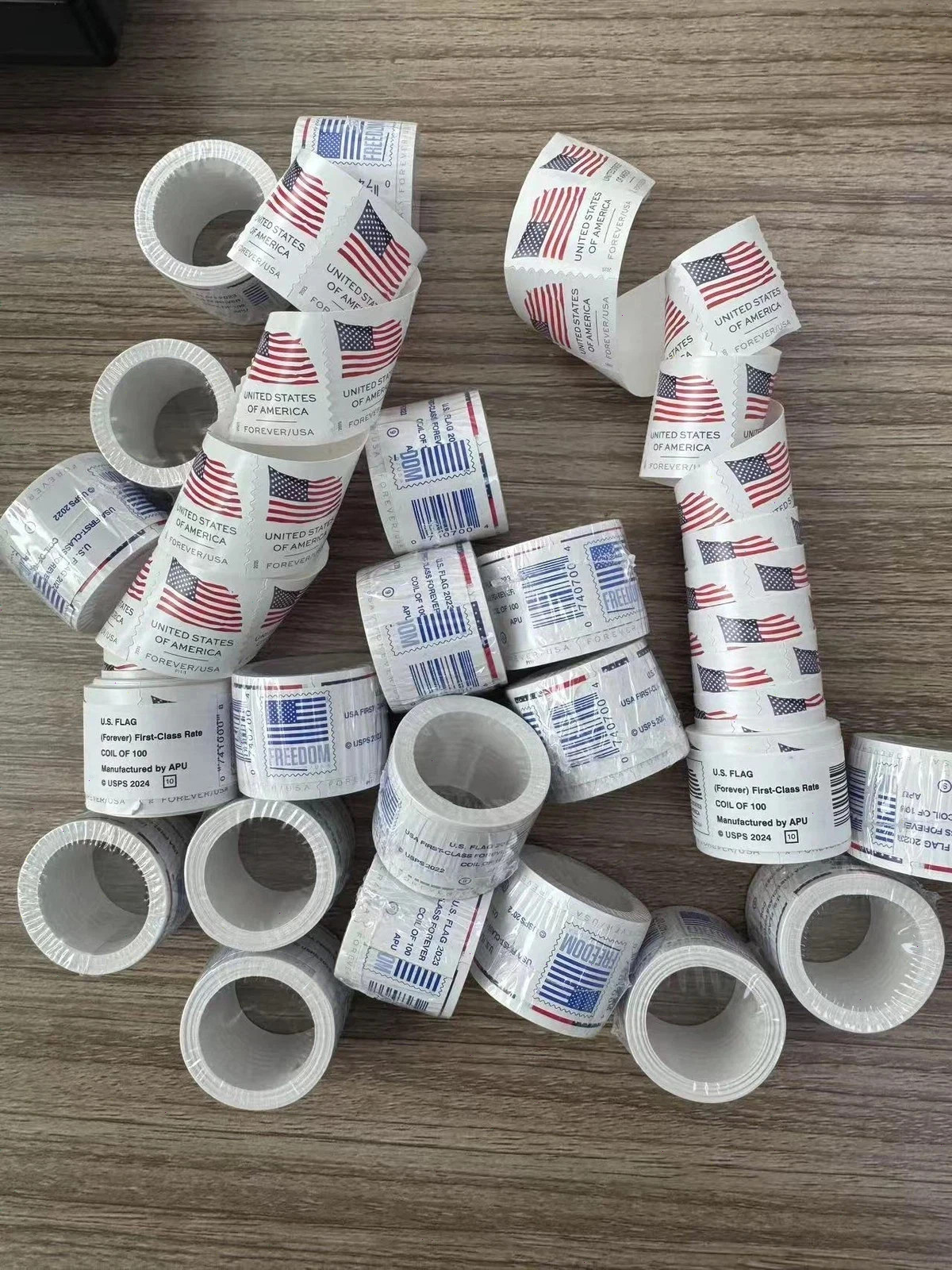 10 Rolls of 100 USPS Postage ,Special Sale 1000pcs ,New 2026 2025
