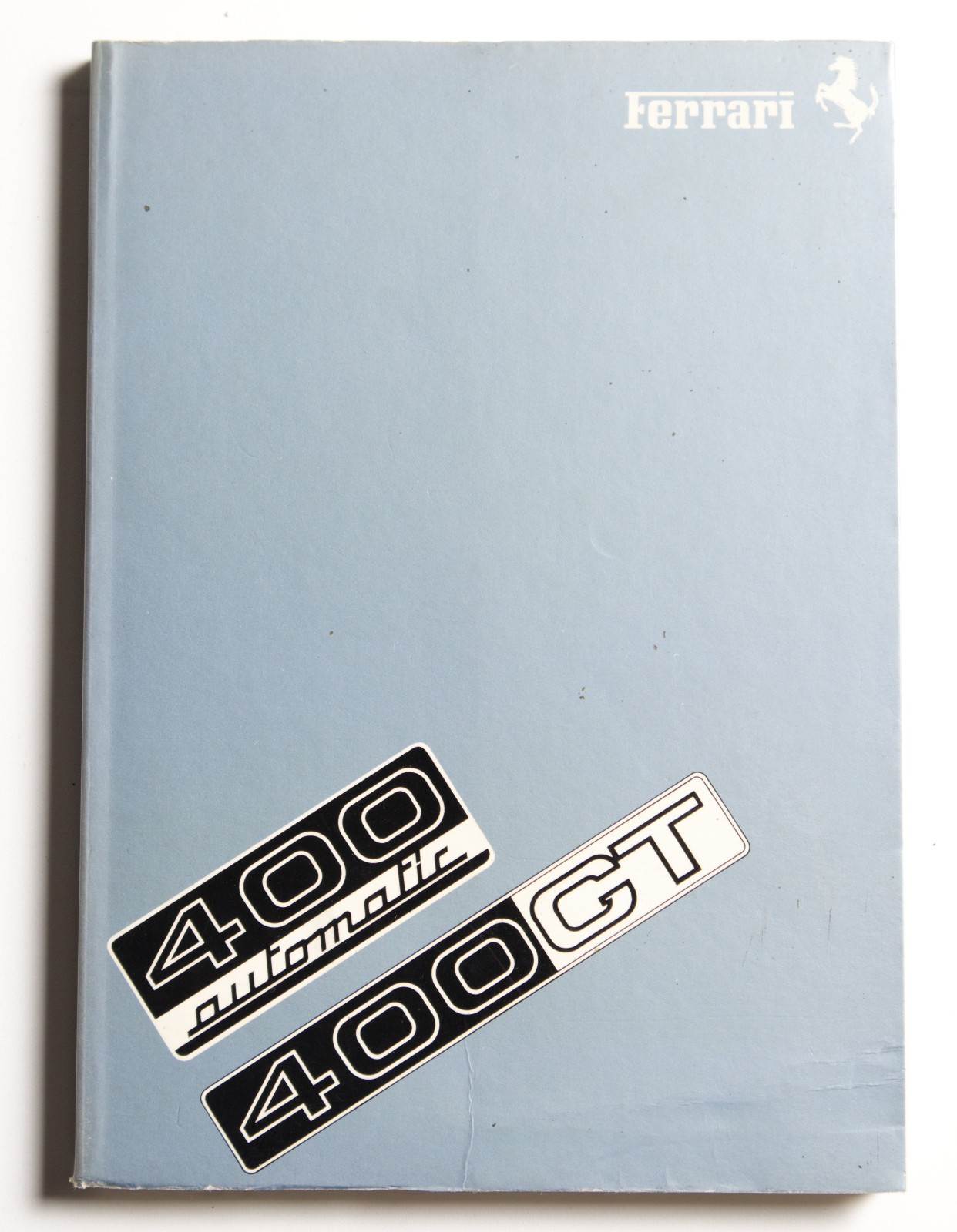 Original Ferrari 400 GT Owner\'s Manual w/ wiring diagram 1977 142/77