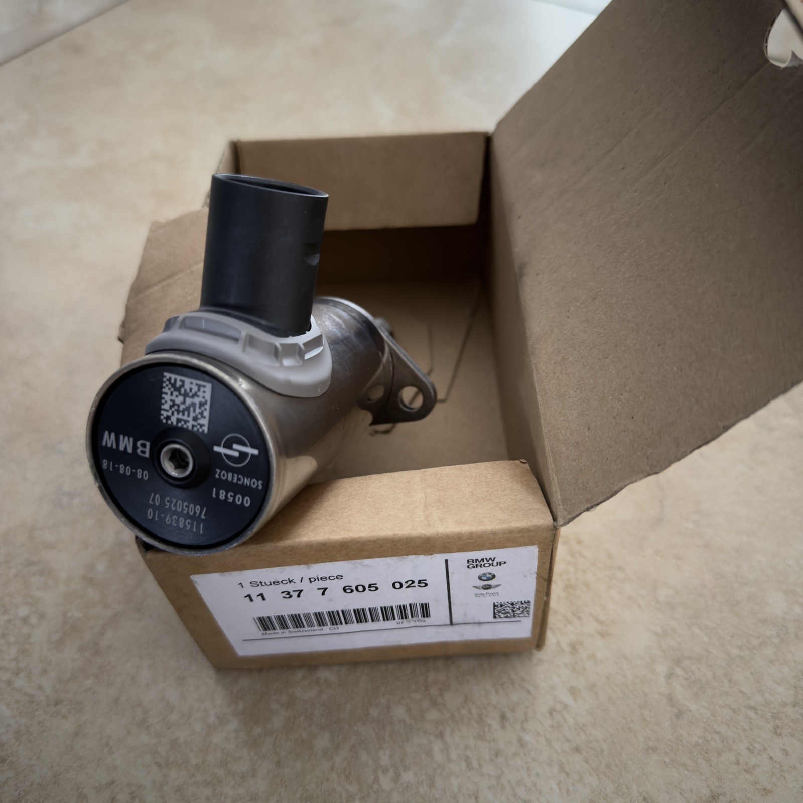 BMW Valvetronic Actuator Motor OEM 11377605025 BMW Valvetronic Actuator Motor OEM 11377605025