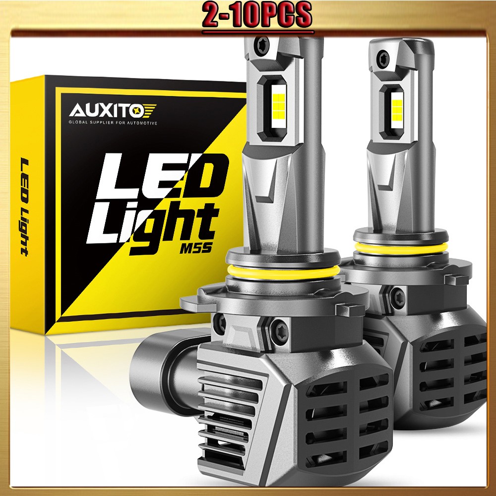 AUXITO M5S 9006 HB4 LED Bulb Brighter ZES White 6500K LED Headlight Bulb 2-10x