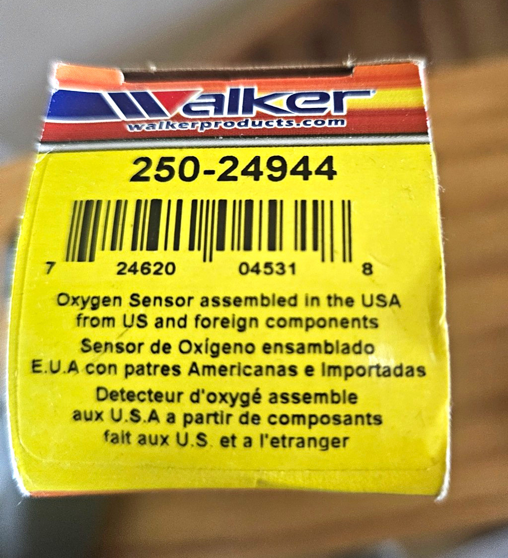 Genuine  Walker Products 250-24944 Oxygen Sensor 4-W Direct Fit Narrow-Band
