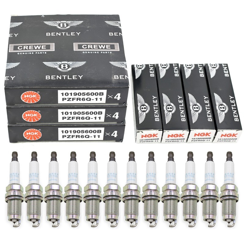NEW 101905600B 12x Spark Plugs Fits 2004-2010 Bentley GT GTC Flying Spur NEW 101905600B 12x Spark Plugs Fits 2004-2010 Bentley GT GTC Flying Spur