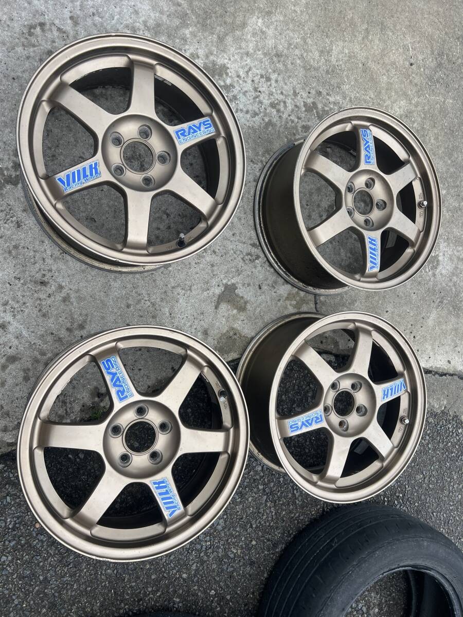 Ultralight Rays Volk Racing Te37 16 Inch Aluminum Wheels 4 Pieces 5H/100 16X7.0