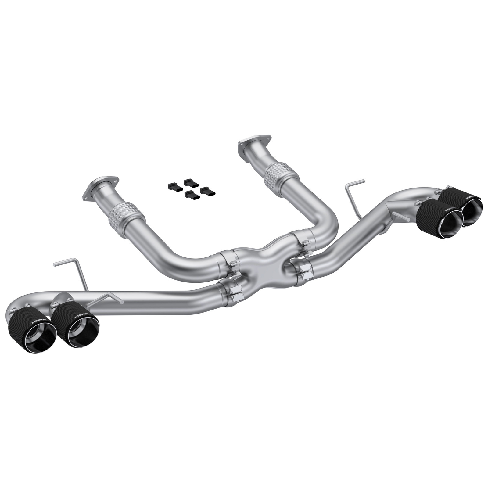 MBRP S70423CF Carbon Stainless Cat Back Exhaust Kit for 2020-26 Corvette C8 6.2L