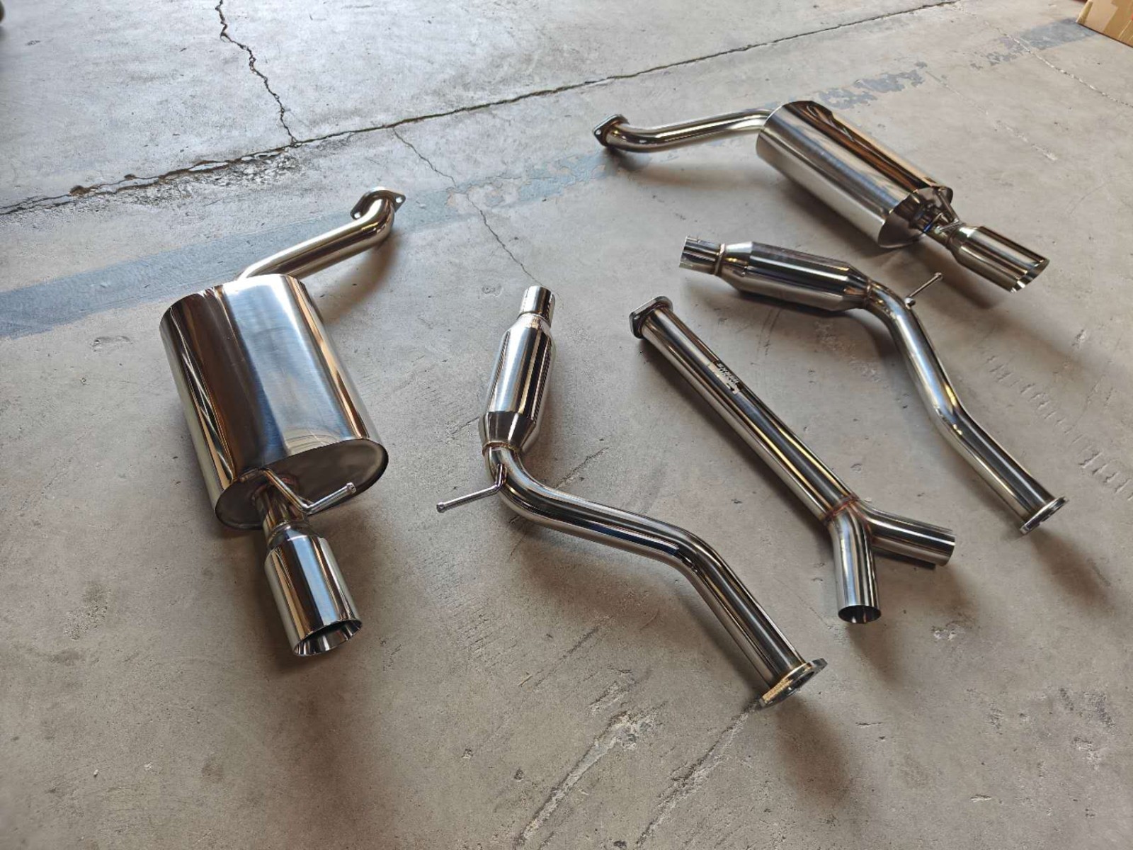 For Parts 92-00 SC300 SC 300 Soarer Thick Walled Catback Dual Exhaust System