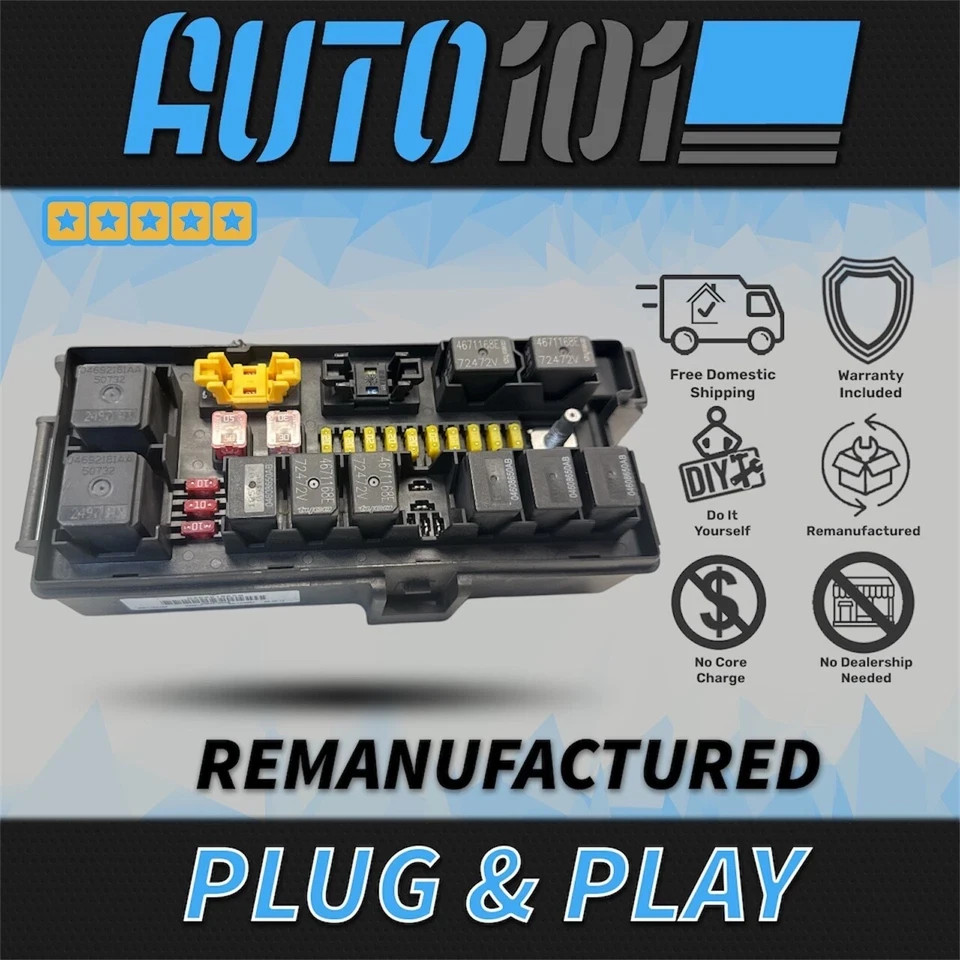 2004 - 2006 Dodge Durango OEM Rebuilt TIPM Fuse Box 04692112 PLUG&PLAY 2004 - 2006 Dodge Durango OEM Rebuilt TIPM Fuse Box 04692112 PLUG&PLAY