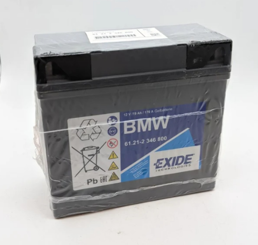 2010-2016 BMW K1600 OEM 12V 19AH Gel Battery 61 21 2 346 800