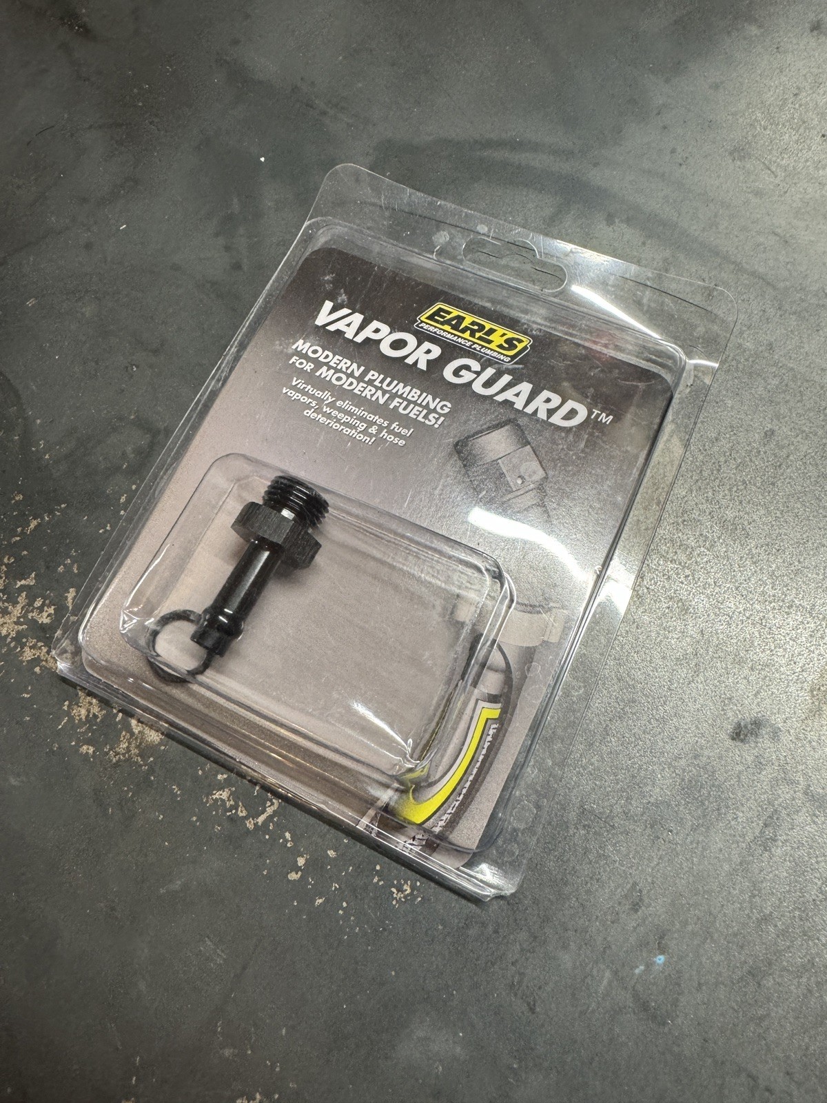 Earls 9/16-18 Male Port St To 5/16 Vapor Guard Earls 9/16-18 Male Port St To 5/16 Vapor Guard
