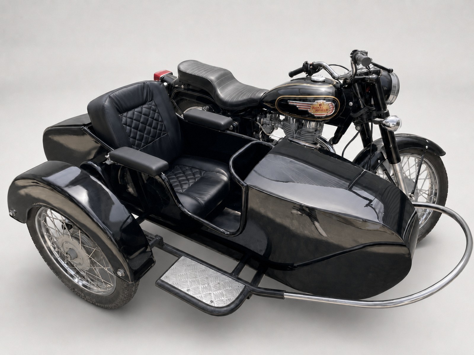 Motorcycle Sidecar + Universal Mounting Kit | BMW, Harley, Honda, Indian, etc