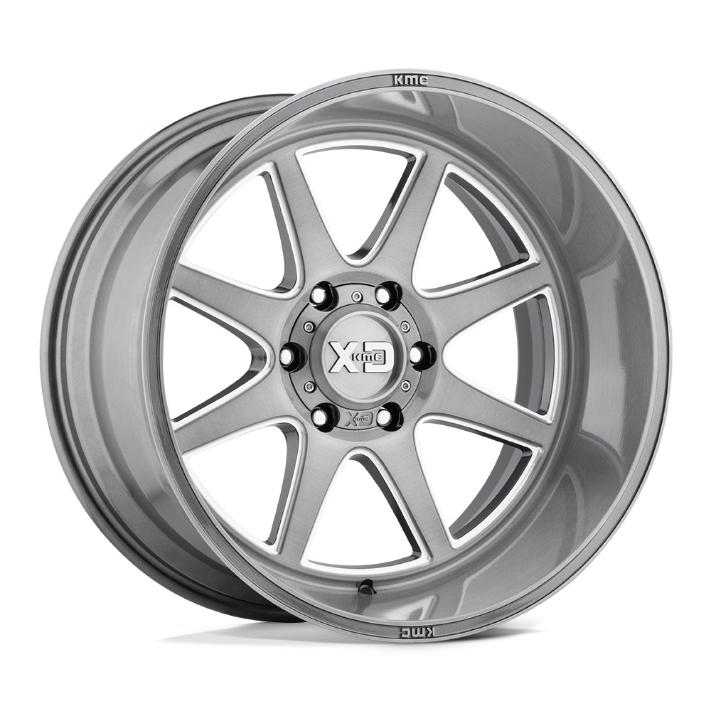 20x9 XD XD844 PIKE Titanium Brushed Milled Wheel 6x135 (0mm)