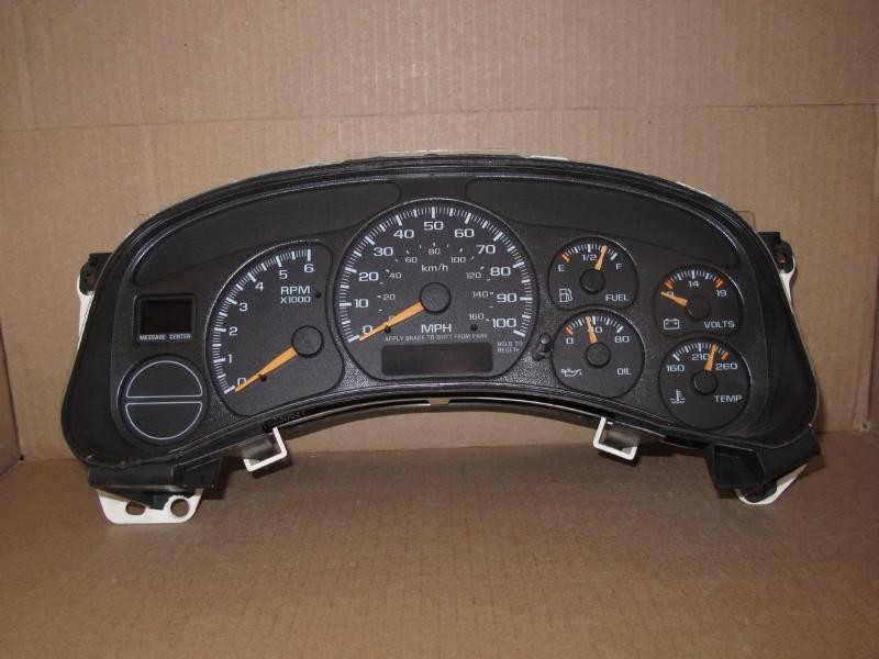 2000-2002 Chevy Silverado 1500 2500 3500 Speedometer Gauge Cluster US MPH Clean