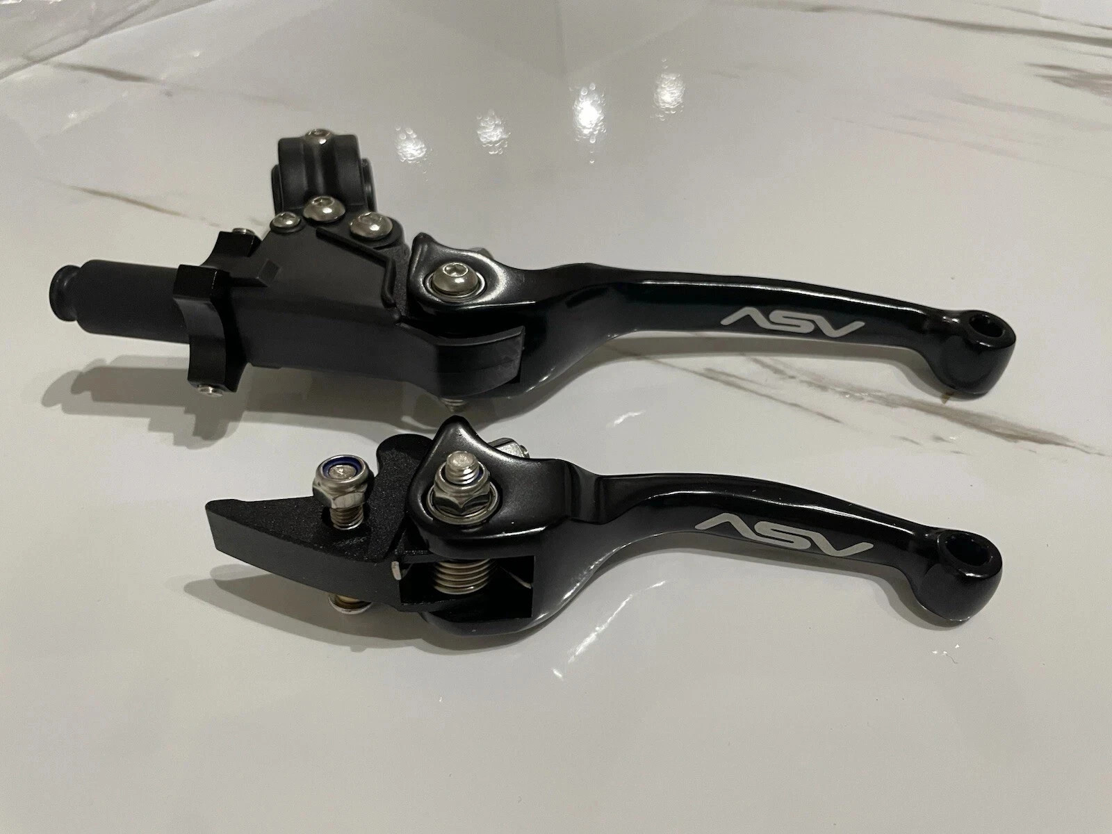 ASV F3 Unbreakabl​​e Adjustable Shorty Brake & Full Clutch Perch - NEW - L@@K