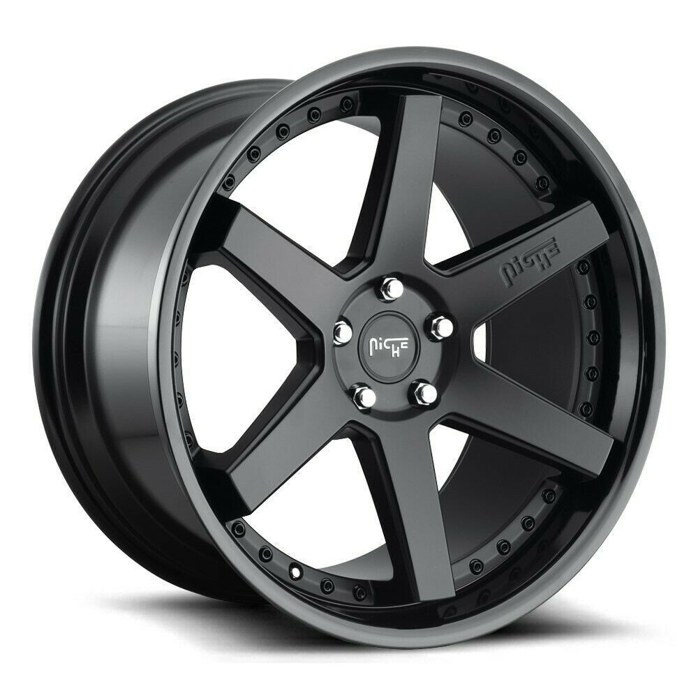 Niche 1PC M192 Altair 19x8.5 5x4.5 Gloss Black Matte Black Wheel 19