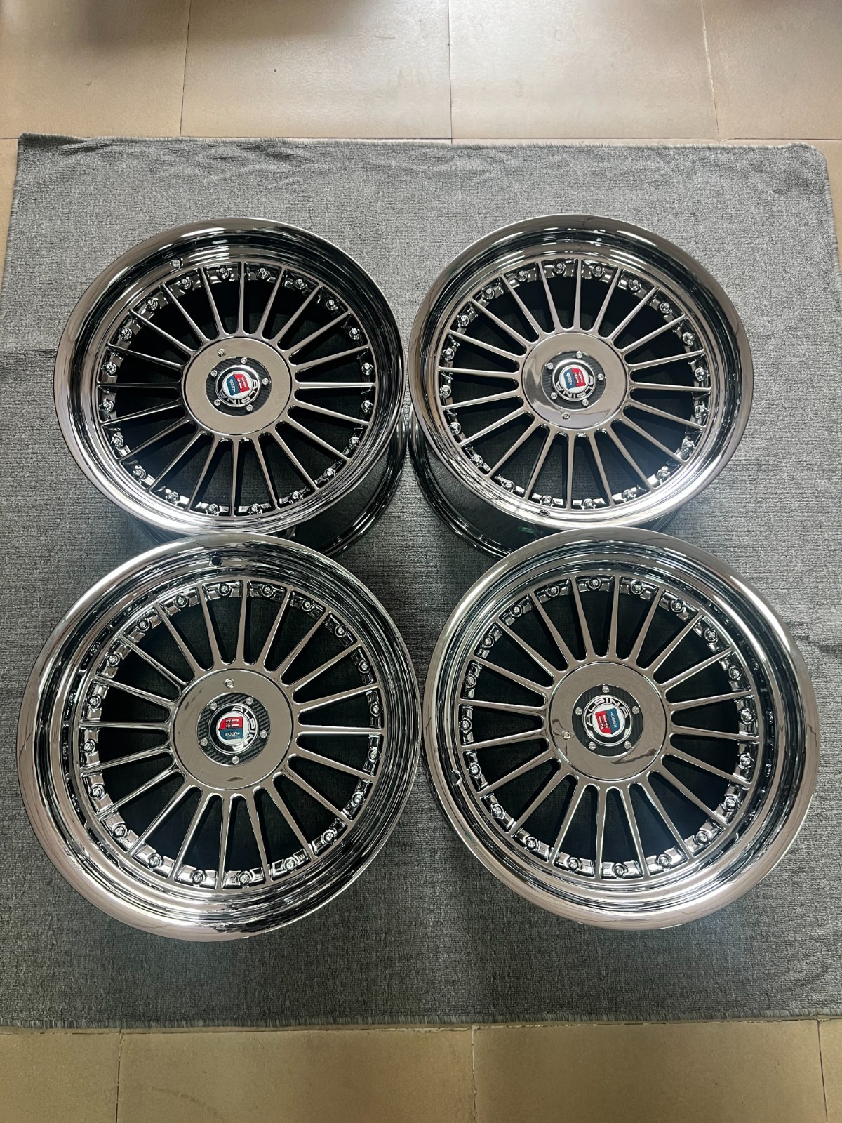 19x8.5 19x10 FOR Alpina BMW E39 E38 E34 E32 E28 E24 E60 E65 E46 E36 B7 4pcs