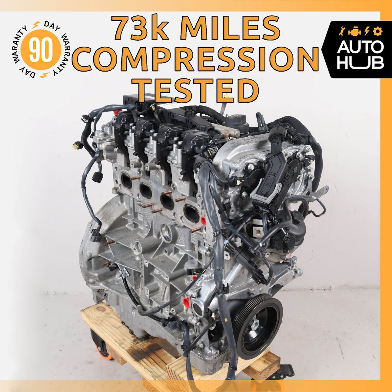15-20 Mercedes W205 C300 E300 GLC300 RWD M274 2.0L Engine Motor Assembly OEM 73k 15-20 Mercedes W205 C300 E300 GLC300 RWD M274 2.0L Engine Motor Assembly OEM 73k