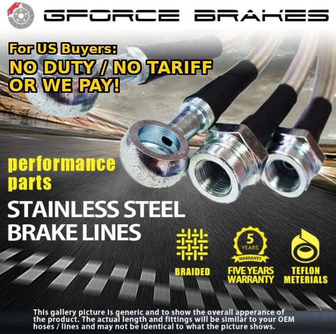 Stainless Steel Brake Lines for 1983-1989 BMW 633CSi E24 - Canada/USA Market Stainless Steel Brake Lines for 1983-1989 BMW 633CSi E24 - Canada/USA Market