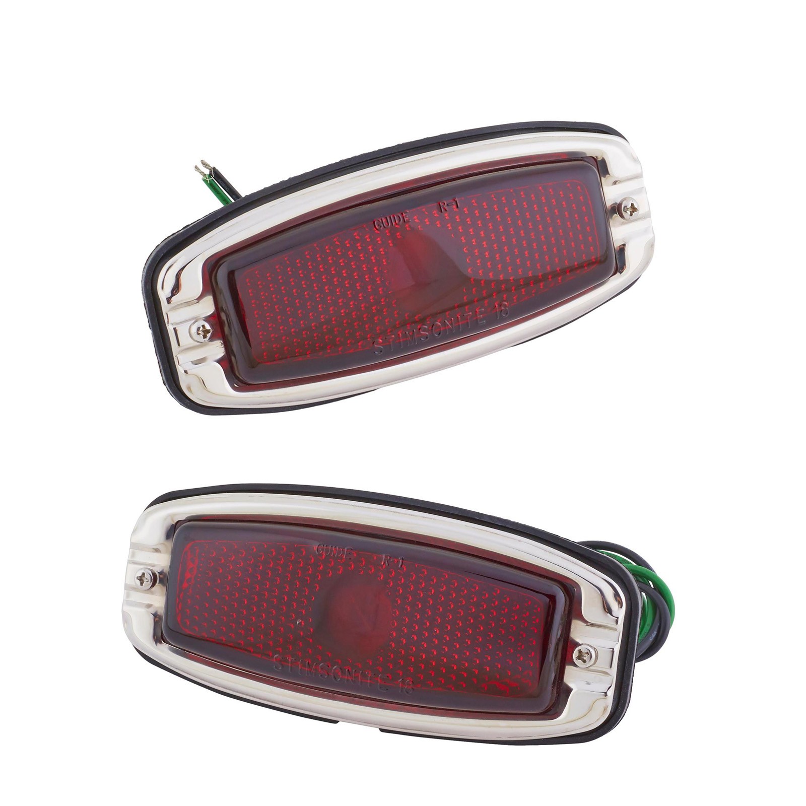 1941-1948 Fits Chevy Stainless Steel Tail Light Assemblies
