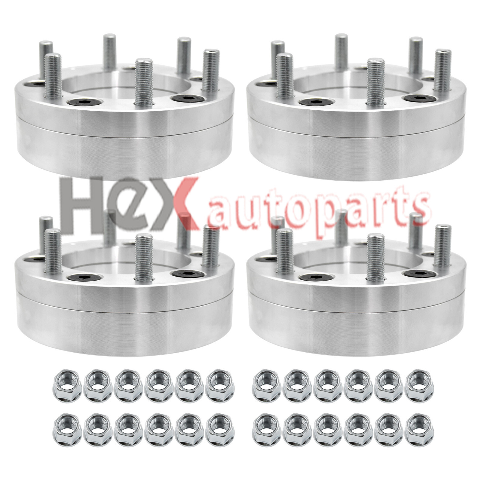 (4) 5x5.5 to 6x5.5 Wheel Adapters 2\