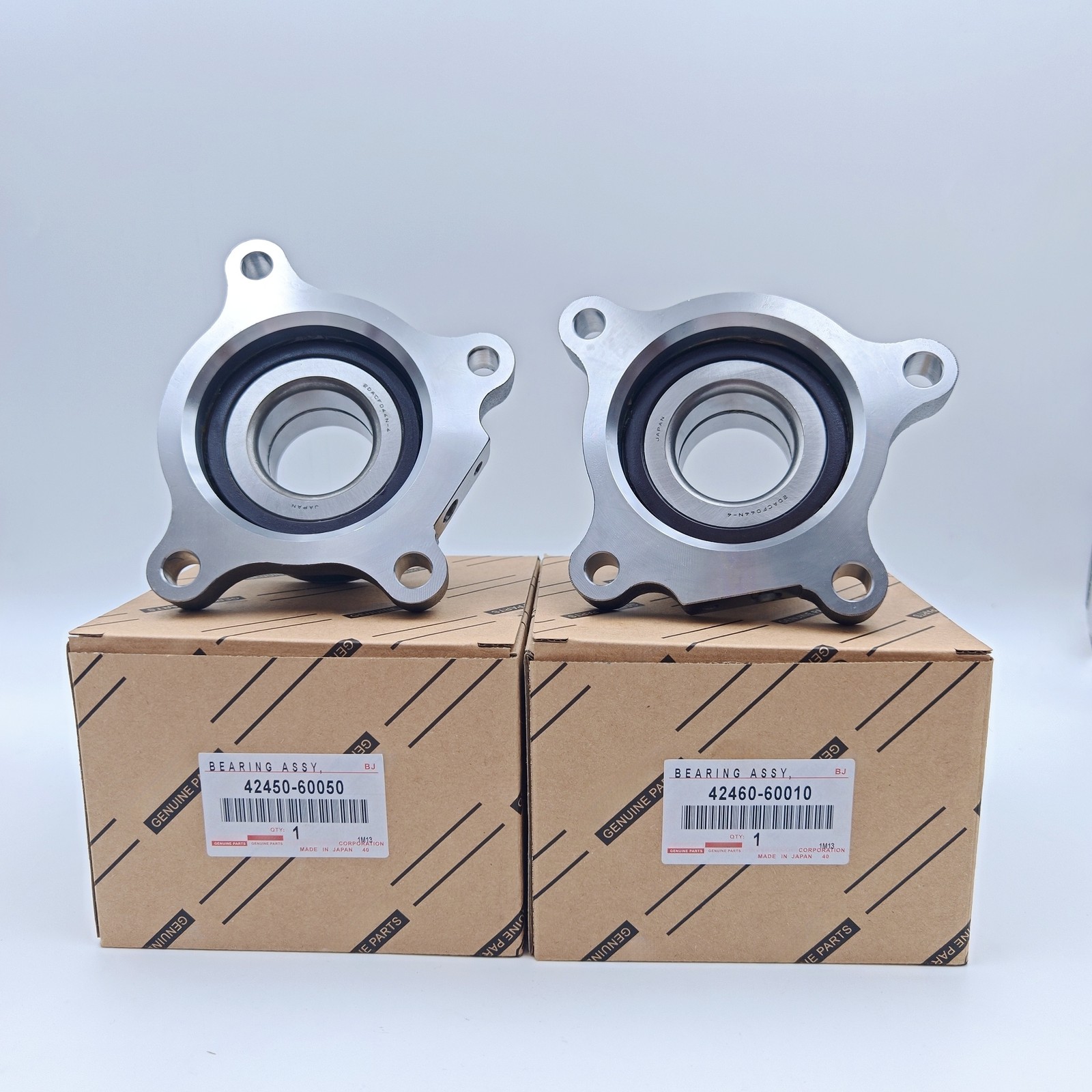 OEM 2PC Rear Hub Bearing 42460-60010 + 42450-60010 For 03-22 4Runner 4WD