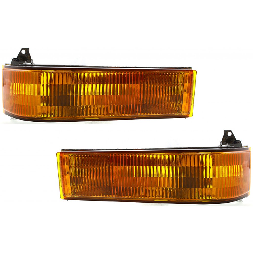 For 1989-1990 Ford Bronco II Pair Signal Lights Driver and Passenger
