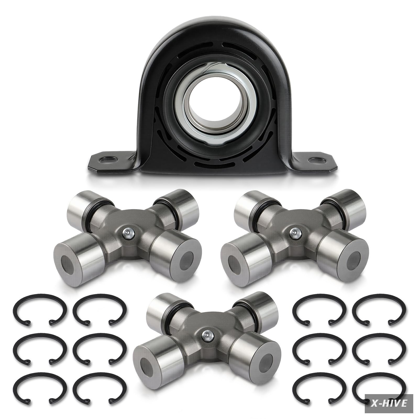 AUTOKAY Universal Joints Driveshaft Carrier Bearing U Joint Kit