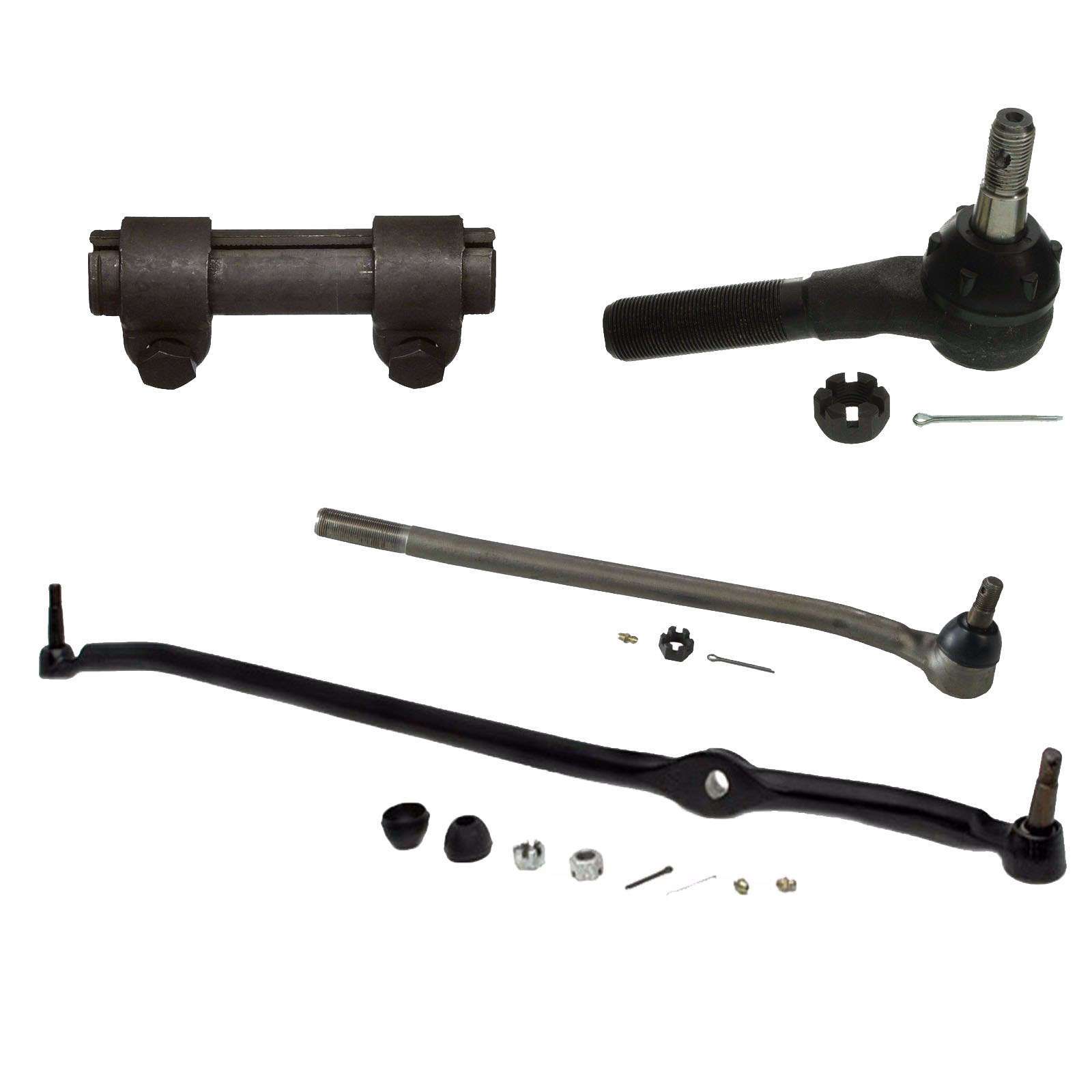 4 Pc Steering Kit Ford F100 F150 F250 73-79 RWD Center Link Tie Rod Ends Sleeve