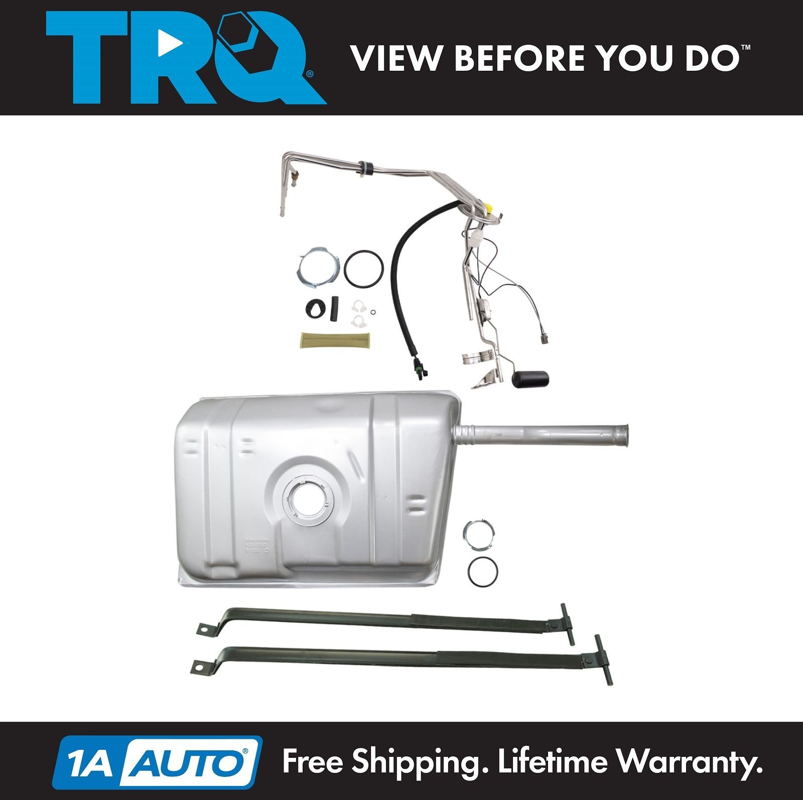 TRQ Fuel Tank & Strap Kit Fits 1985-1992 Chevrolet Camaro Pontiac Firebird