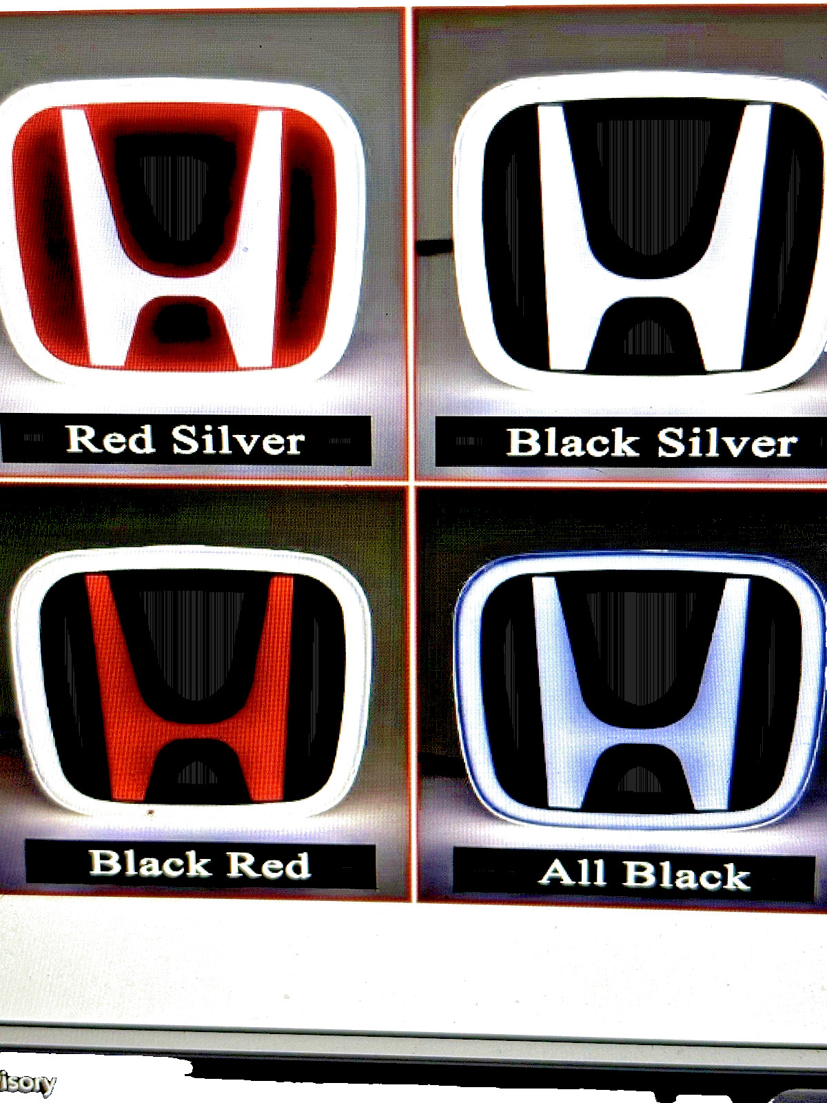 Led Honda Accord Emblem Set Front And Rear Also Japanese Accord Badge 2018-22 Led Honda Accord Emblem Set Front And Rear Also Japanese Accord Badge 2018-22