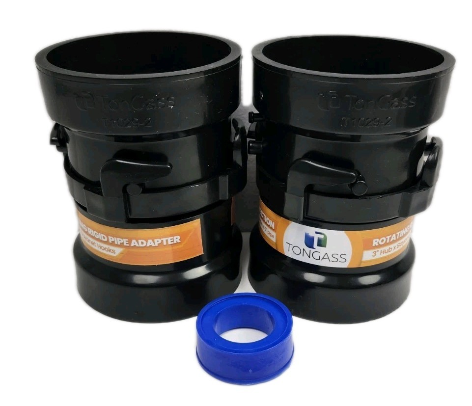 Combo Pack Tongass RV Sewer Hose Fitting Adapter 3\ Combo Pack Tongass RV Sewer Hose Fitting Adapter 3\
