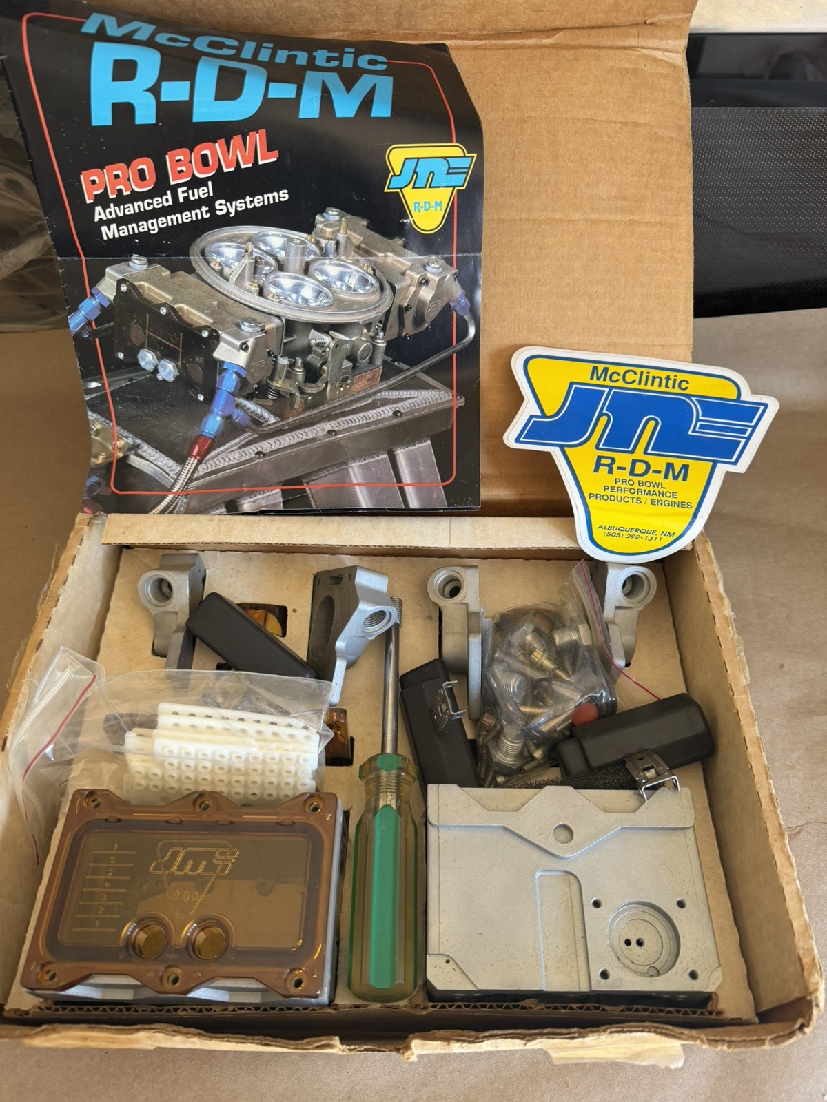 Holley Dominator Vintage McClintic Pro Bowl Kit NOS Drag Race J20733 Holley Dominator Vintage McClintic Pro Bowl Kit NOS Drag Race J20733
