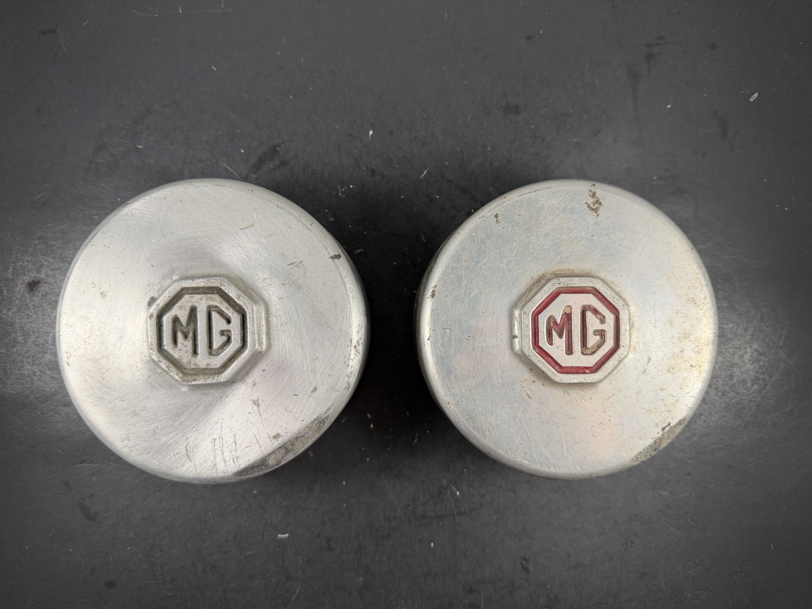 MG TC, TD Air Cleaners Pair 