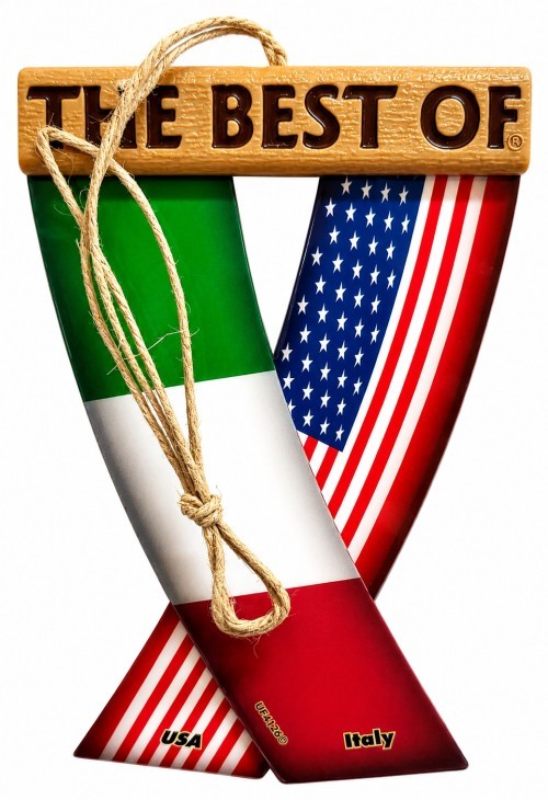 Italy Flag for Car Mirror and USA Rear View Mirror Accessory by Unity Flagz Italy Flag for Car Mirror and USA Rear View Mirror Accessory by Unity Flagz