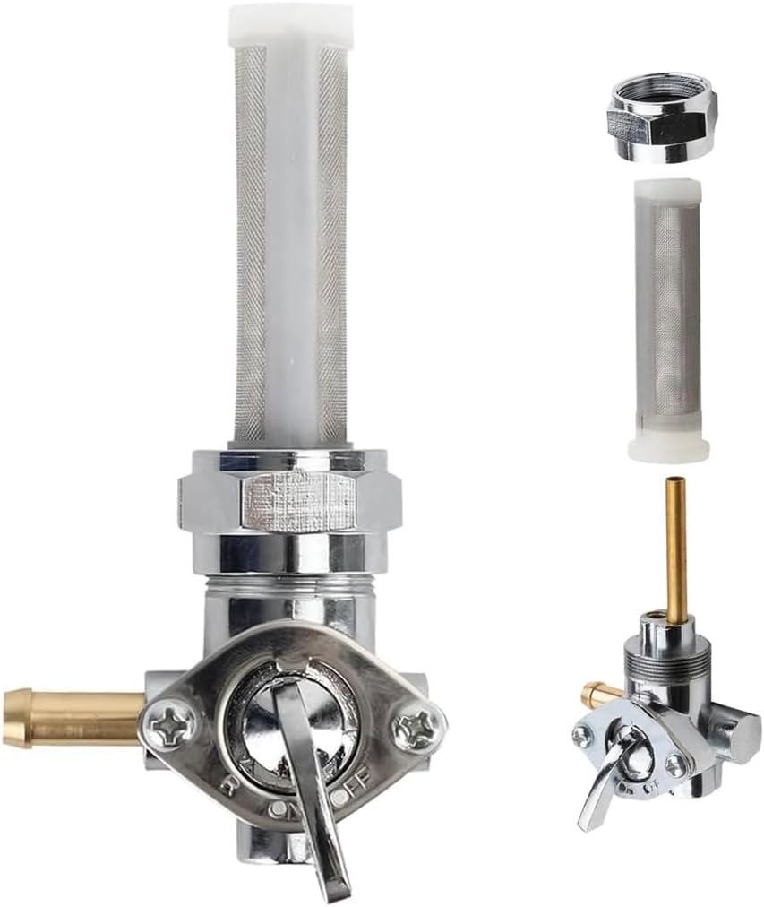 New 22mm Fuel Valve Petcock Left Spigot for Harley Davidson Sportster 883 1000