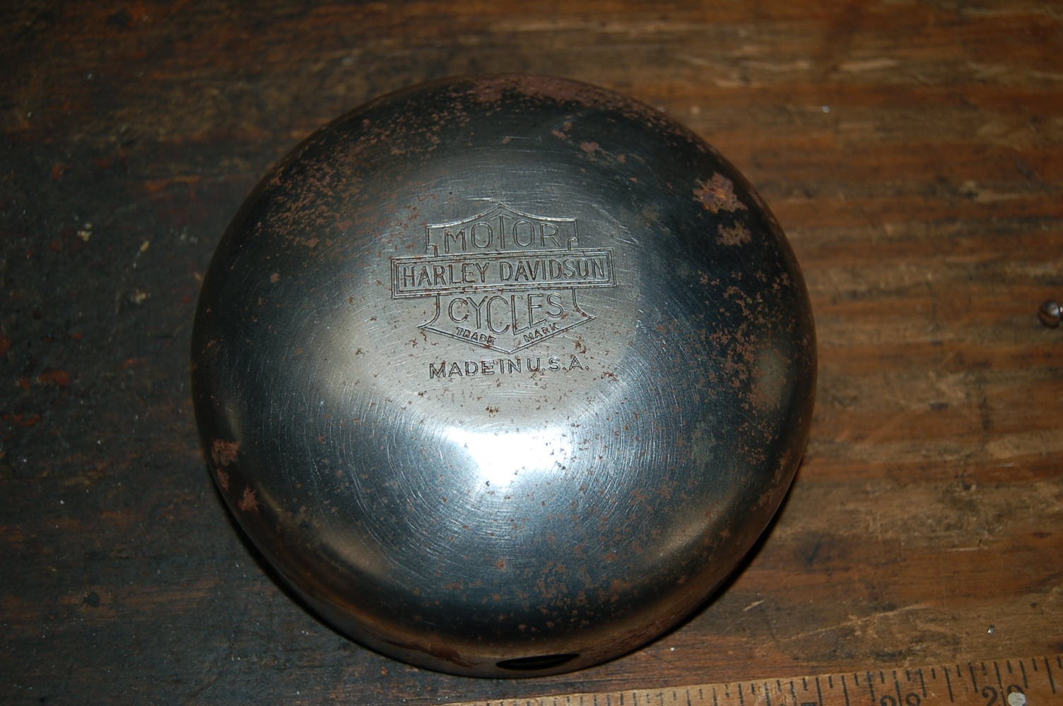 Harley Knucklehead Frame Tank Engine Six 6 Inch Air Cleaner Gas 1937 REPRO