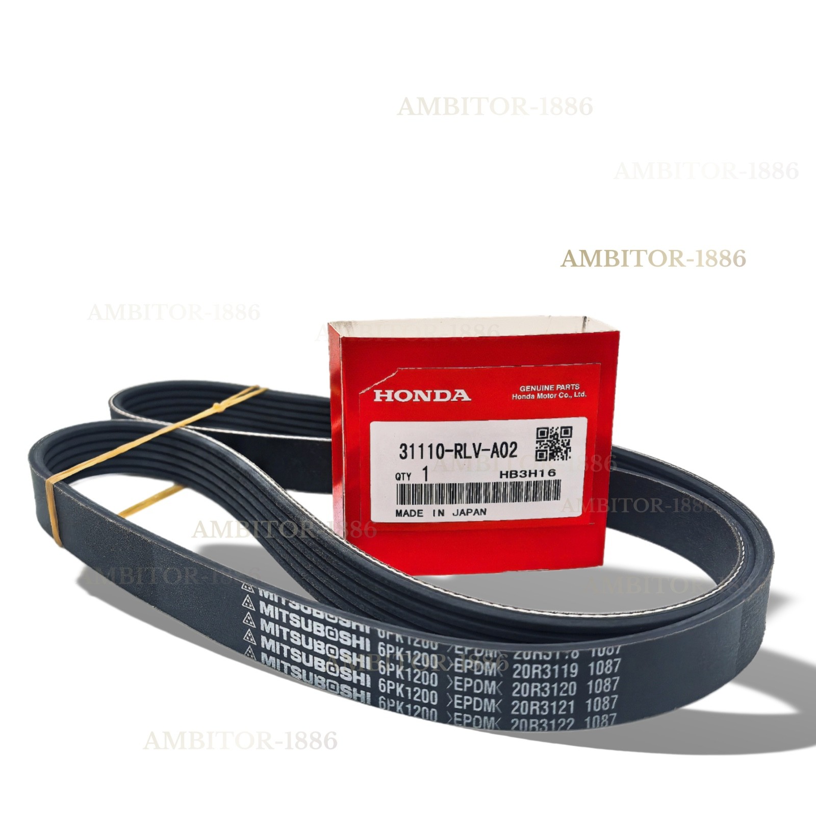 NEW Genuine For Honda Serpentine Alternator Belt 2016-2024 Odyssey