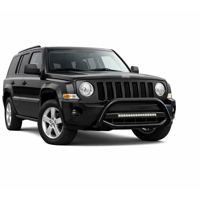 Black Horse Max Beacon Bull Bar No skid plate Black fit 2008-2017 Jeep Patriot