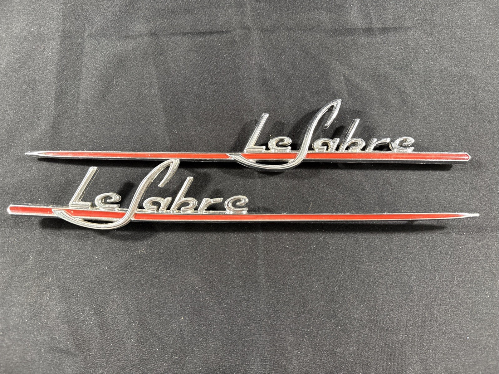 1960’s  Buick LeSabre Rear Quarter Panel Nameplates