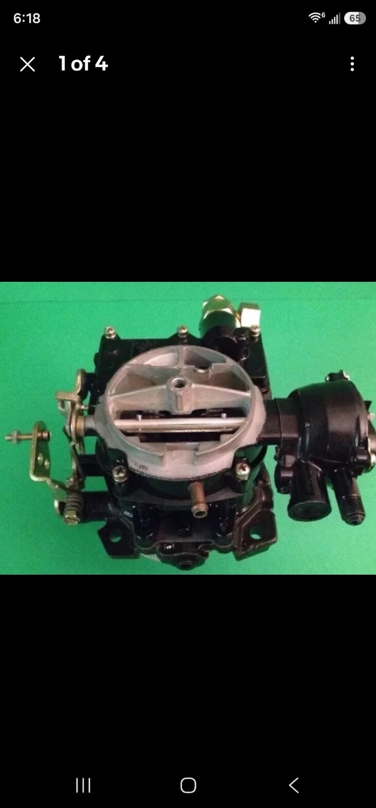 ROCHESTER MARINE 2 BARREL CARBURETOR 4 CYL MERCARB MCM 165 1389-9564A1
