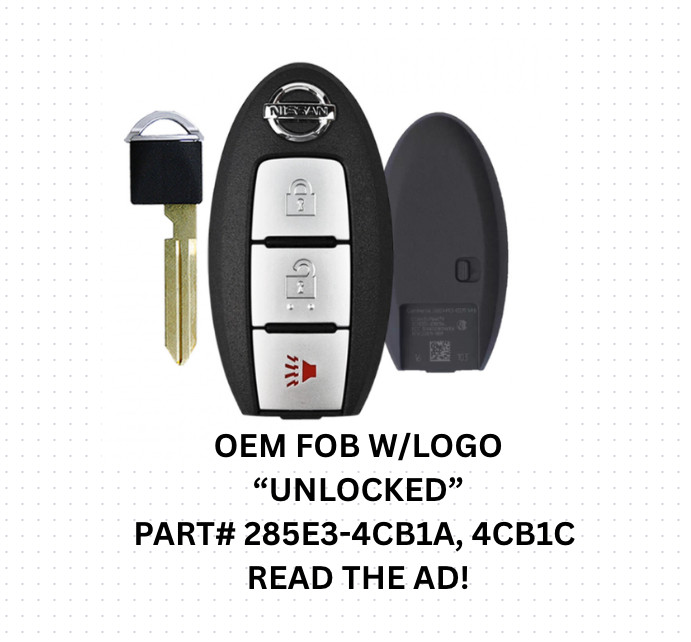 OEM 2014 2015 2016 2017 2018 NISSAN ROGUE SMART KEY PROX REMOTE FOB S180144105 OEM 2014 2015 2016 2017 2018 NISSAN ROGUE SMART KEY PROX REMOTE FOB S180144105