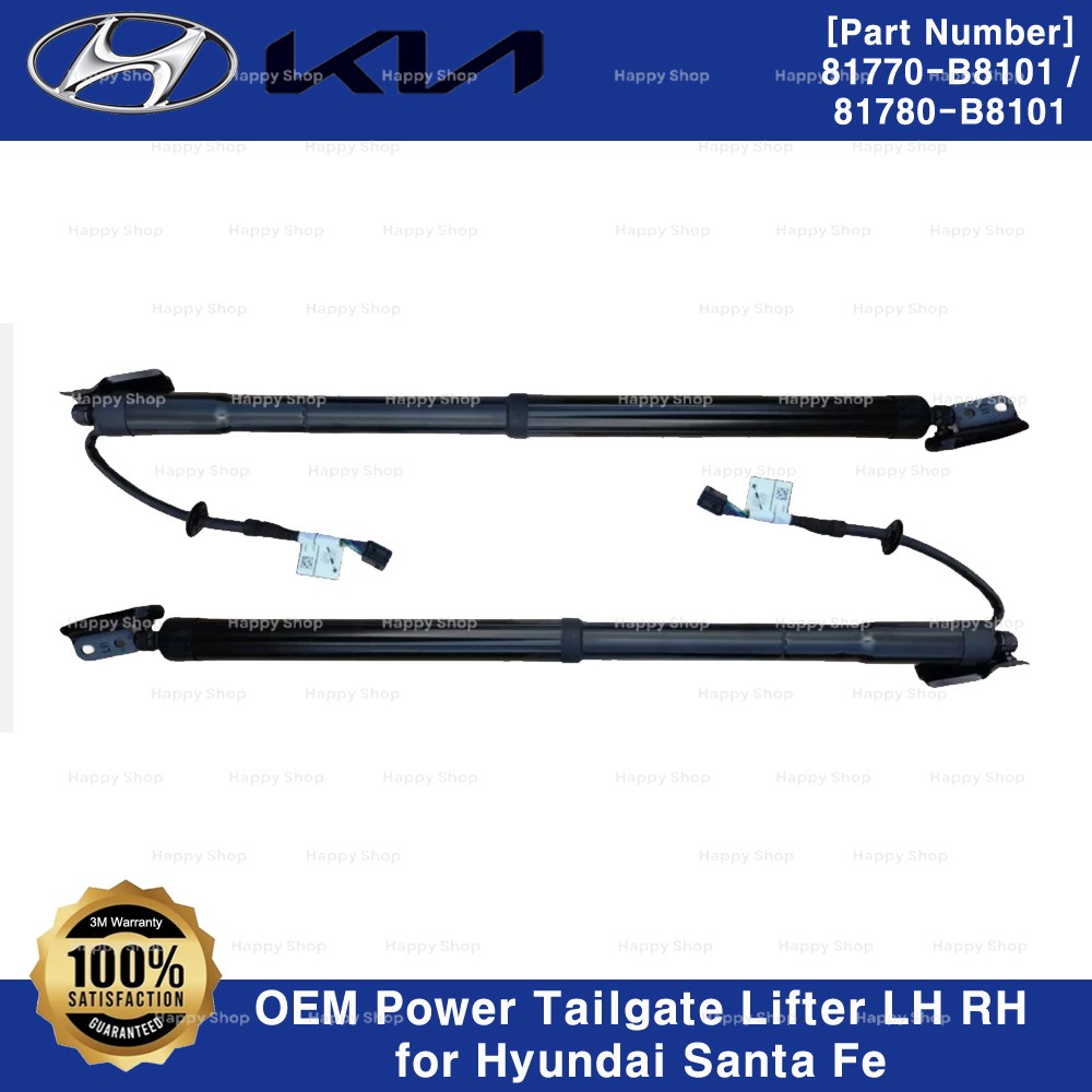 Genuine OEM 81770B8101 Power Tailgate Lifter LH RH SET for Hyundai Santa Fe Genuine OEM 81770B8101 Power Tailgate Lifter LH RH SET for Hyundai Santa Fe