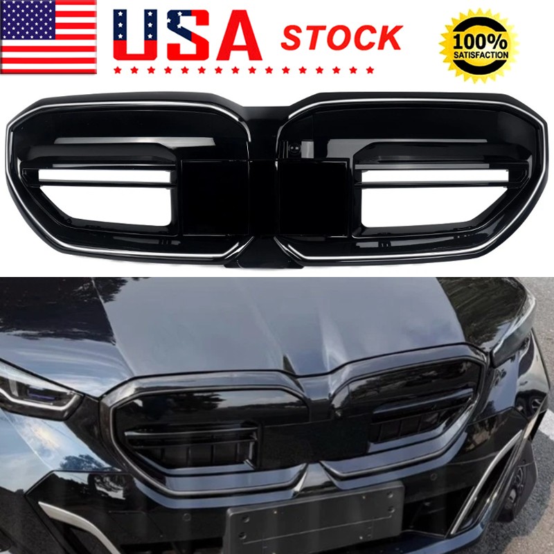 For 2024-2026 BMW 5 Series I5 G60 G61 M60 Front Kidney Grille w/ LED Light Ring