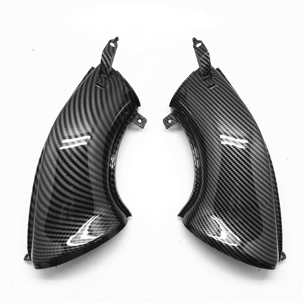 Dash Airduct Intake Tube Ram Fairing Carbon Fiber For YAMAHA 2007 2008 YZF R1