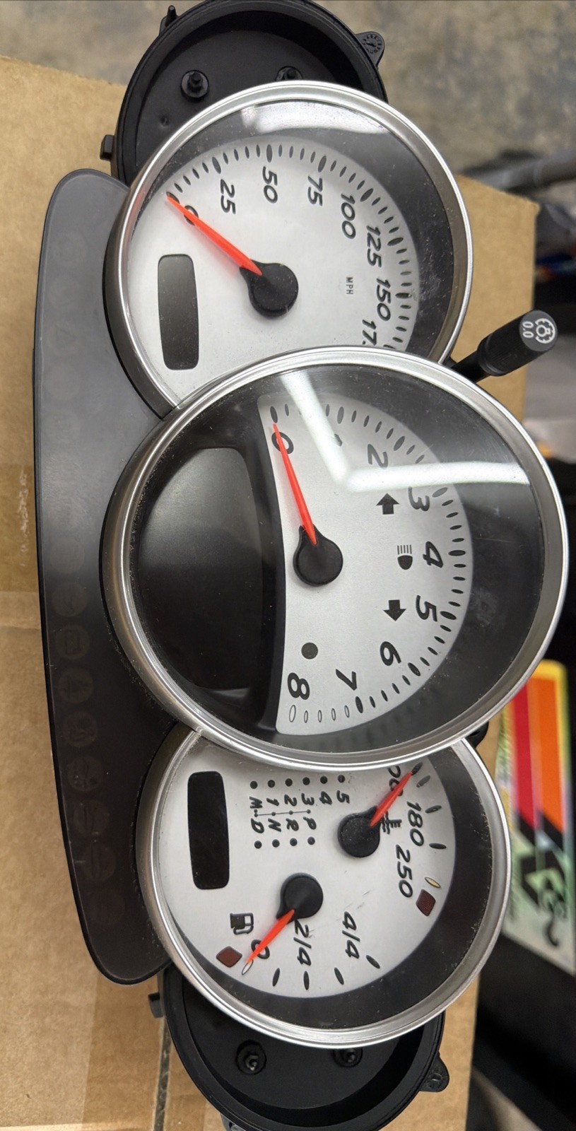 01-04 Porsche Boxster 986 S Speedometer/OEM FOR PARTS. 01-04 Porsche Boxster 986 S Speedometer/OEM FOR PARTS.