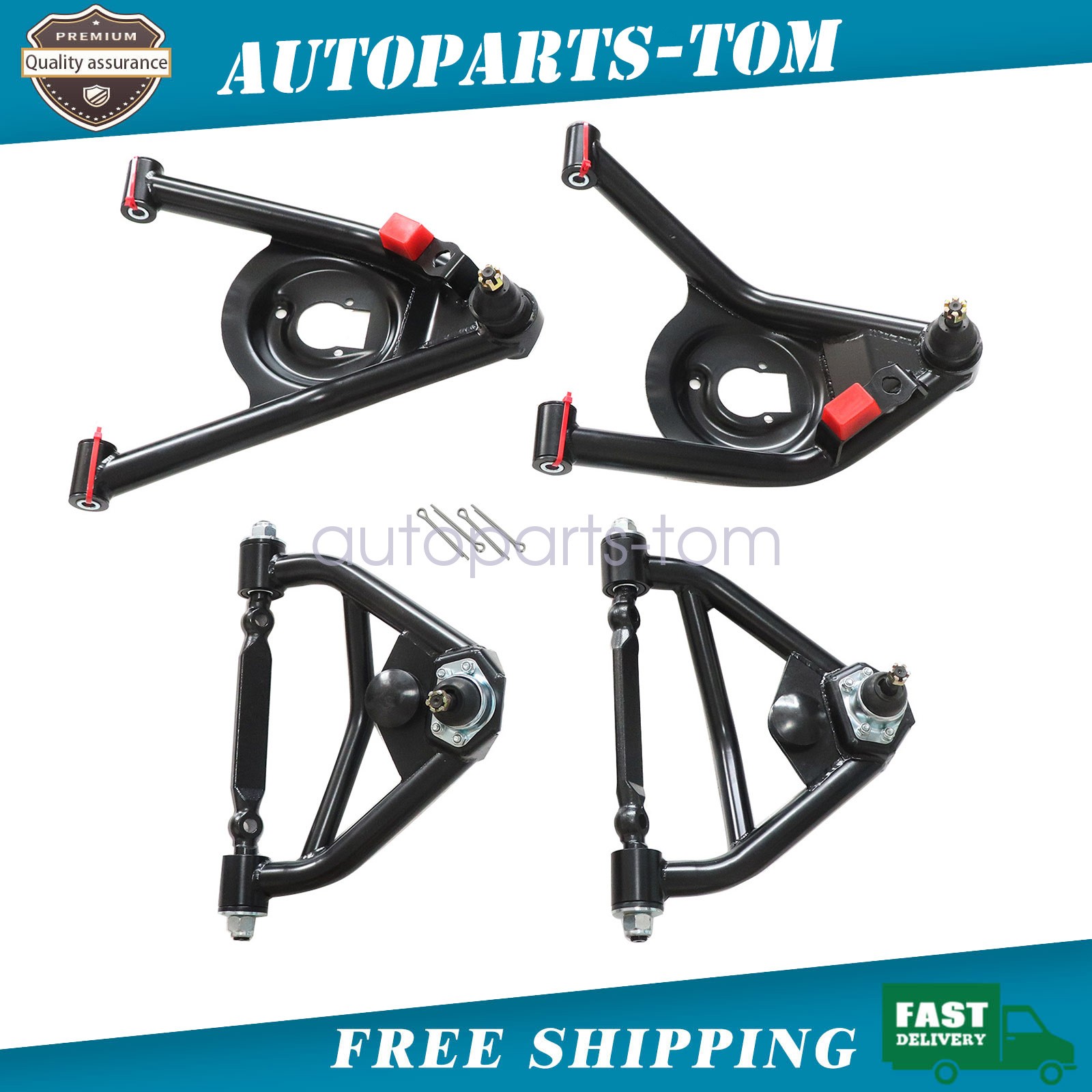 Fits Pontiac Firebird Chevrolet Camaro 70-1981 Tubular A Arms Control Arms Set