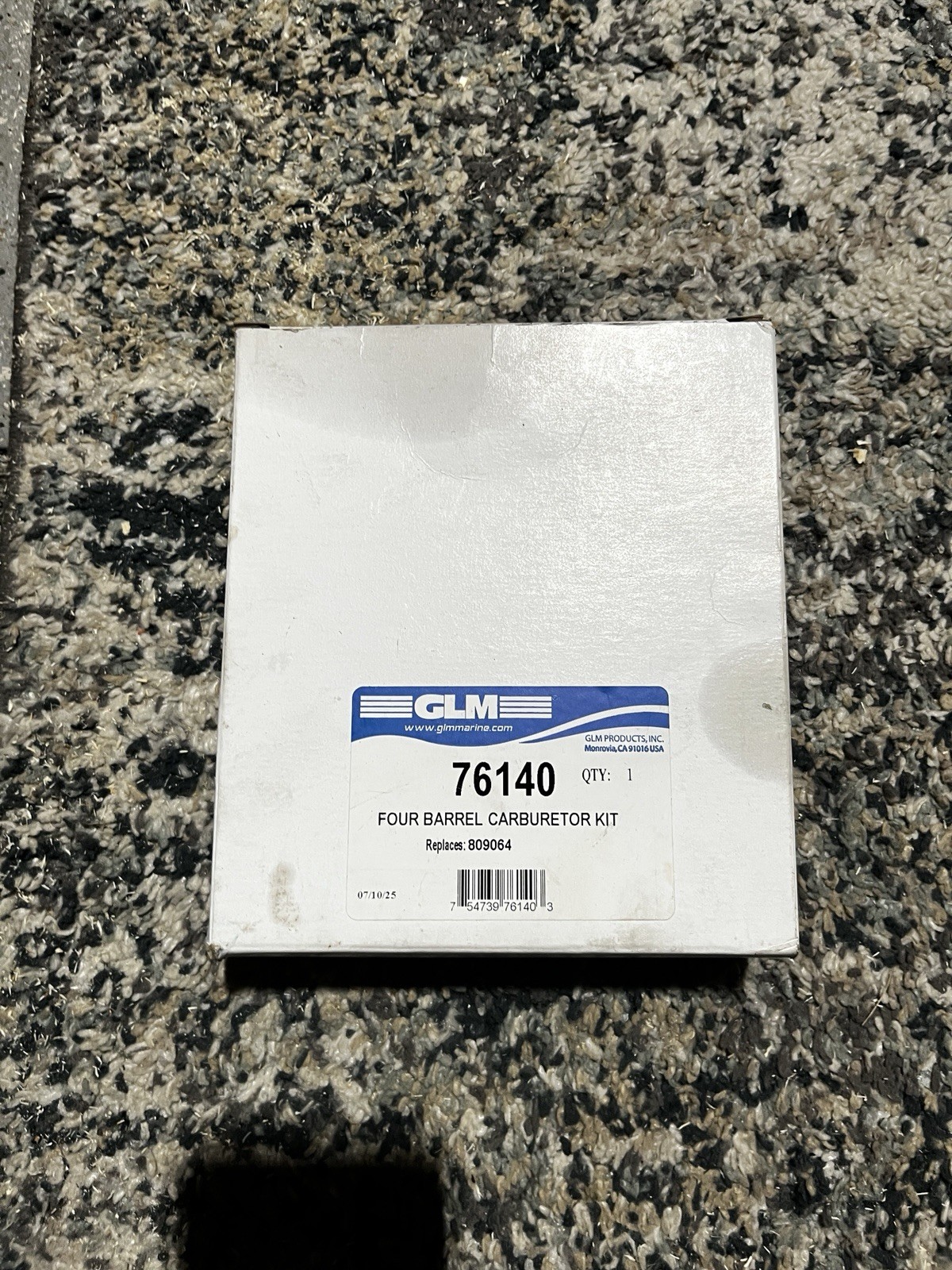 GLM Marine Carburetor Rebuild Kit 76140 4 barrel Replaces 809064